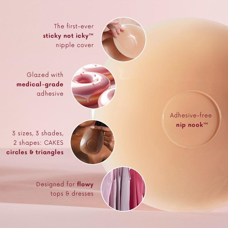 Sensitive Skin Safe Pure Solid Silicone Nipple Covers – Adhesive-Free, Ultra-Thin & Breathable Reusable Breast Petals for Daily Wear