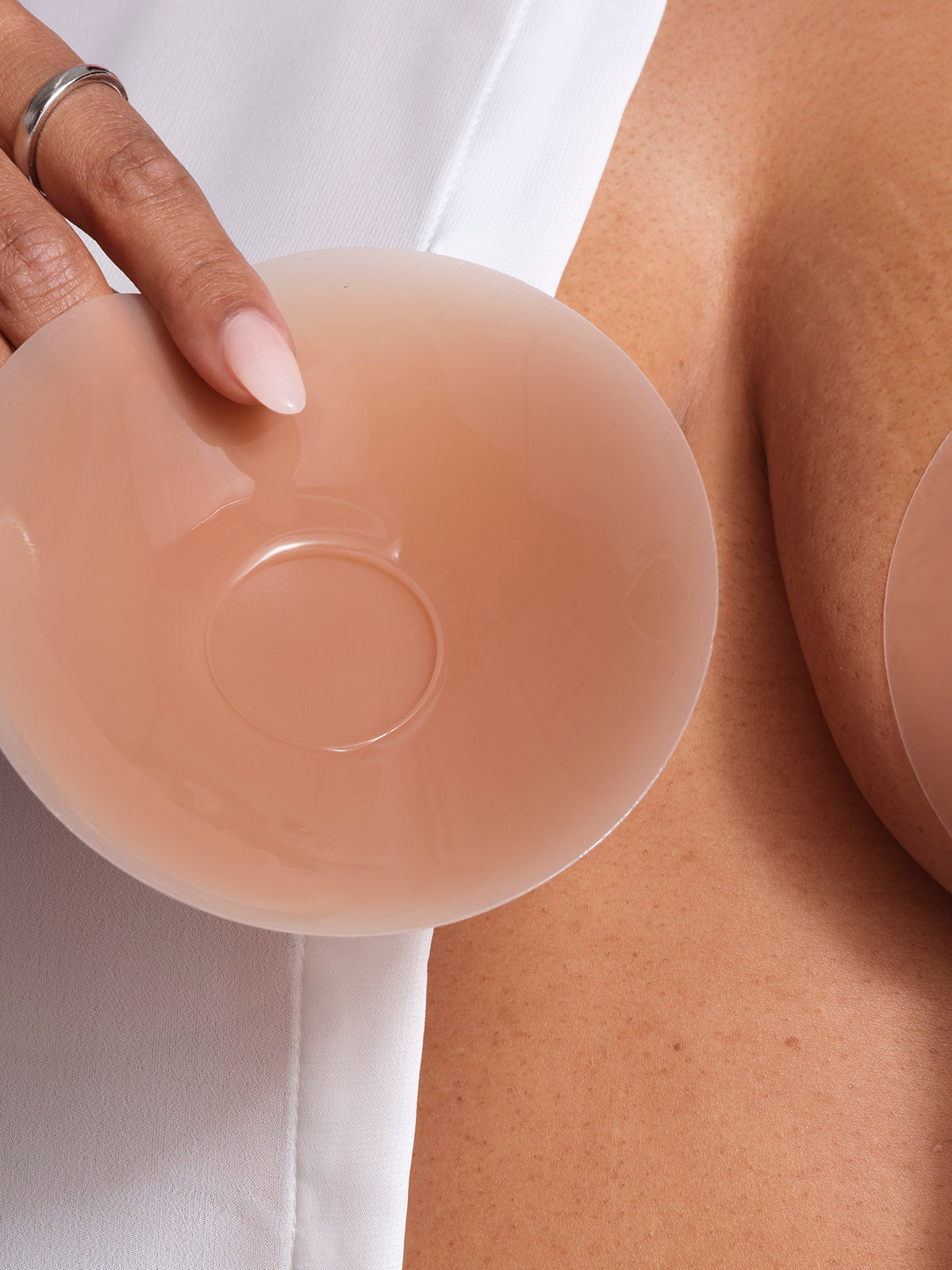Best-Selling Circle & Triangle Nipple Covers Set-The first-ever sticky not icky triangle nipple covers designed for deep vees and swim
